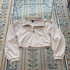 Noli light cream full Zip-Up Jacket